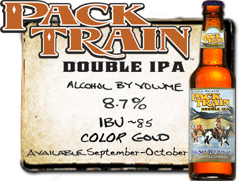 Pack Train Double india pale ale Big Sky Brewing Company Montana, USA 8.7% AVB 85 IBU color gold Image